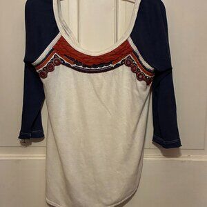 Free People XS Embellished Top